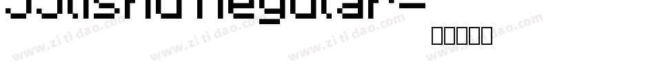 SJlishu Regular字体转换